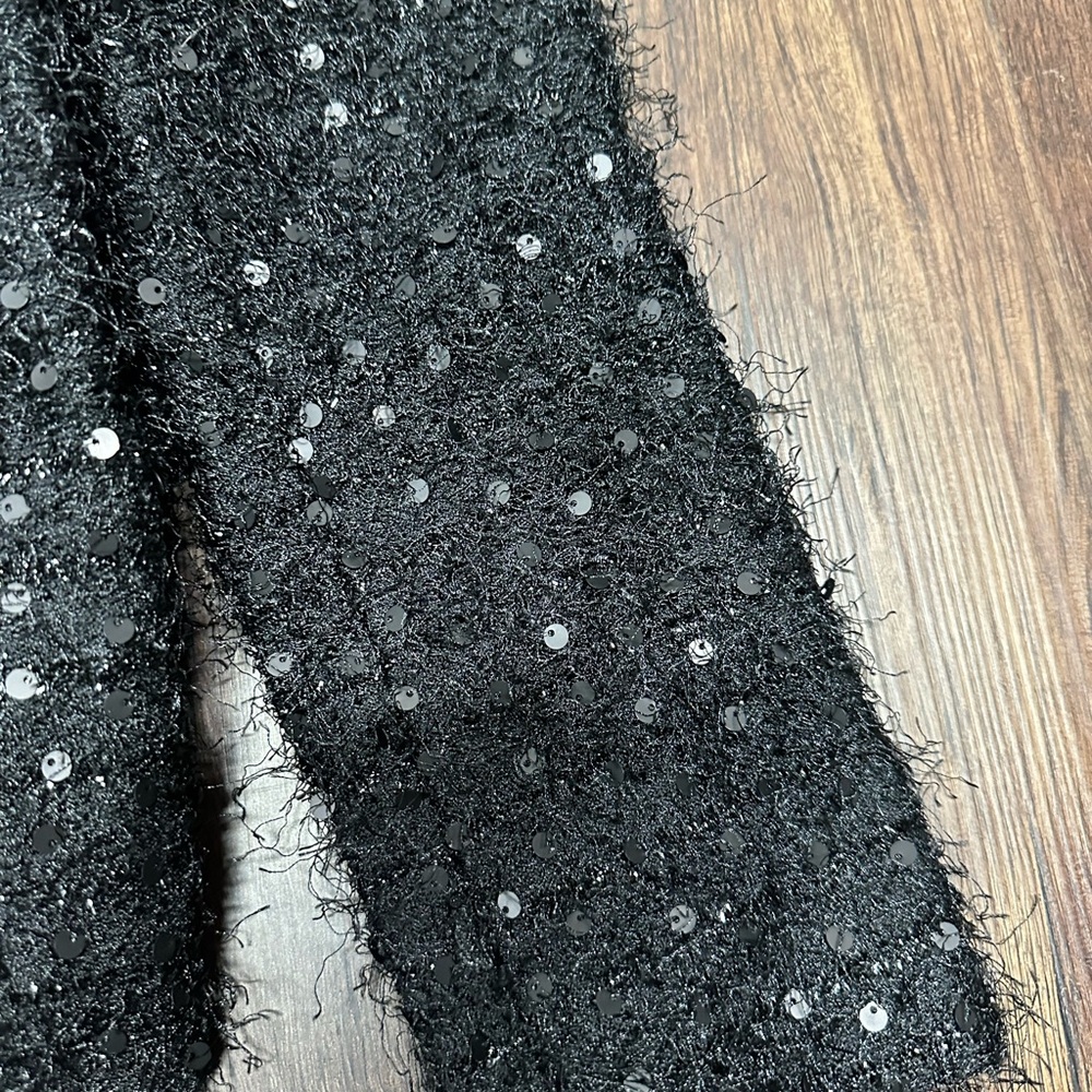 Loft Black Sequin Jacket - image 6